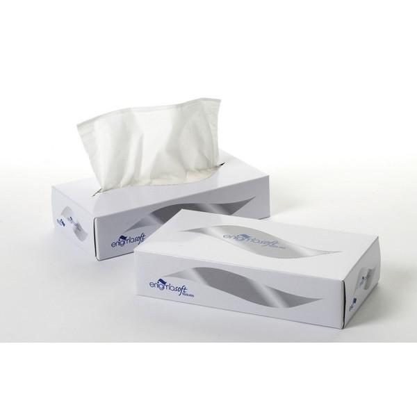 White Facial Tissues 2 Ply